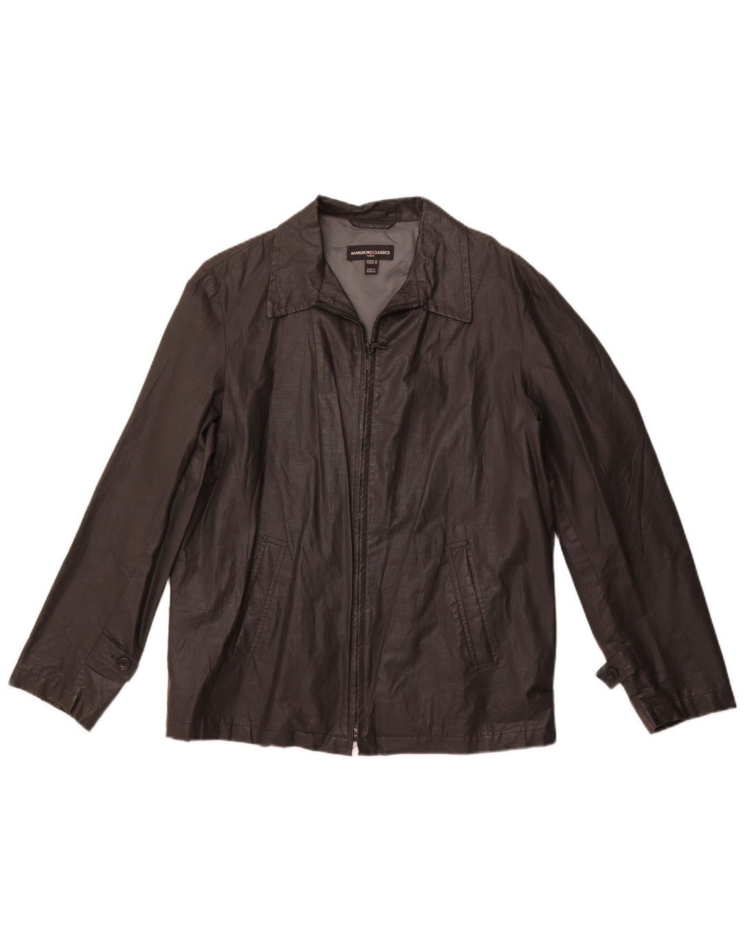 Ανδρικό μπουφάν MARLBORO CLASSICS Bomber EU 48 Medium Μαύρο Λινό