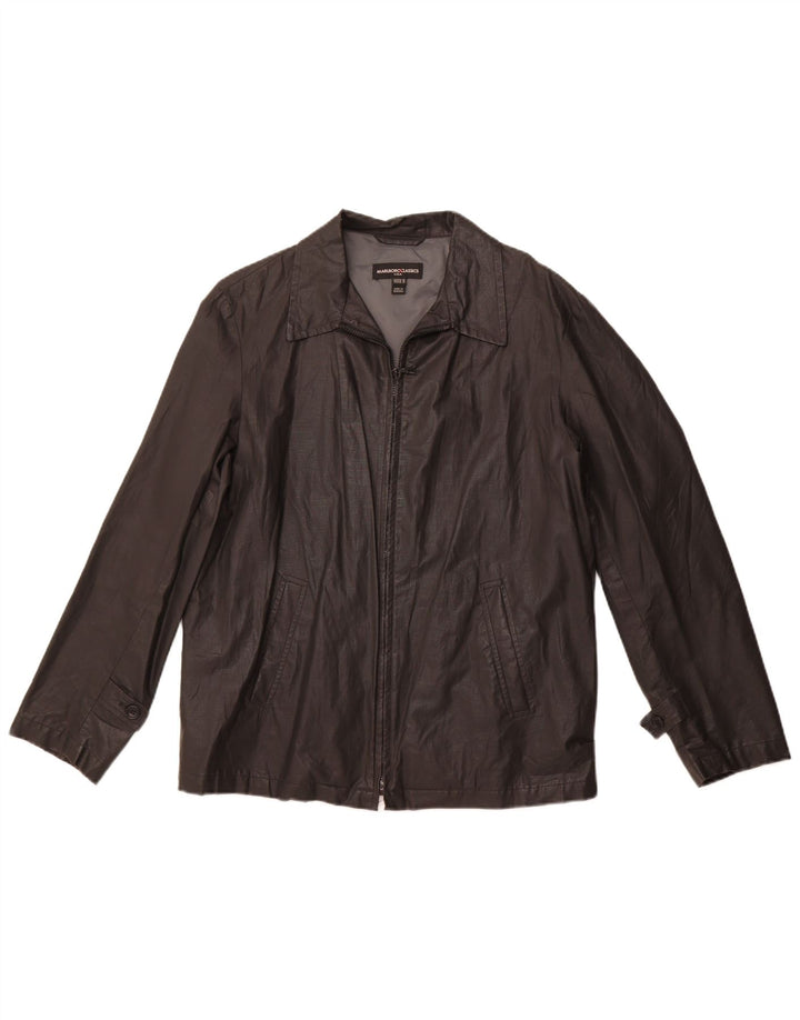 Ανδρικό μπουφάν MARLBORO CLASSICS Bomber EU 48 Medium Μαύρο Λινό