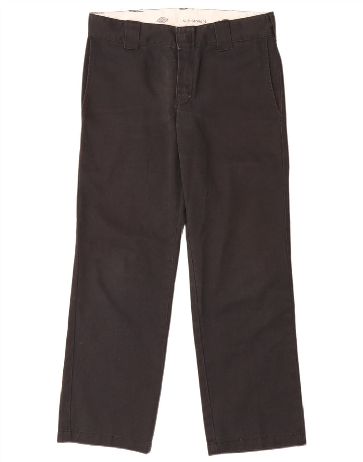 Dickies Ανδρικό ίσιο παντελόνι Chino W30 L30 Μαύρο πολυεστέρα