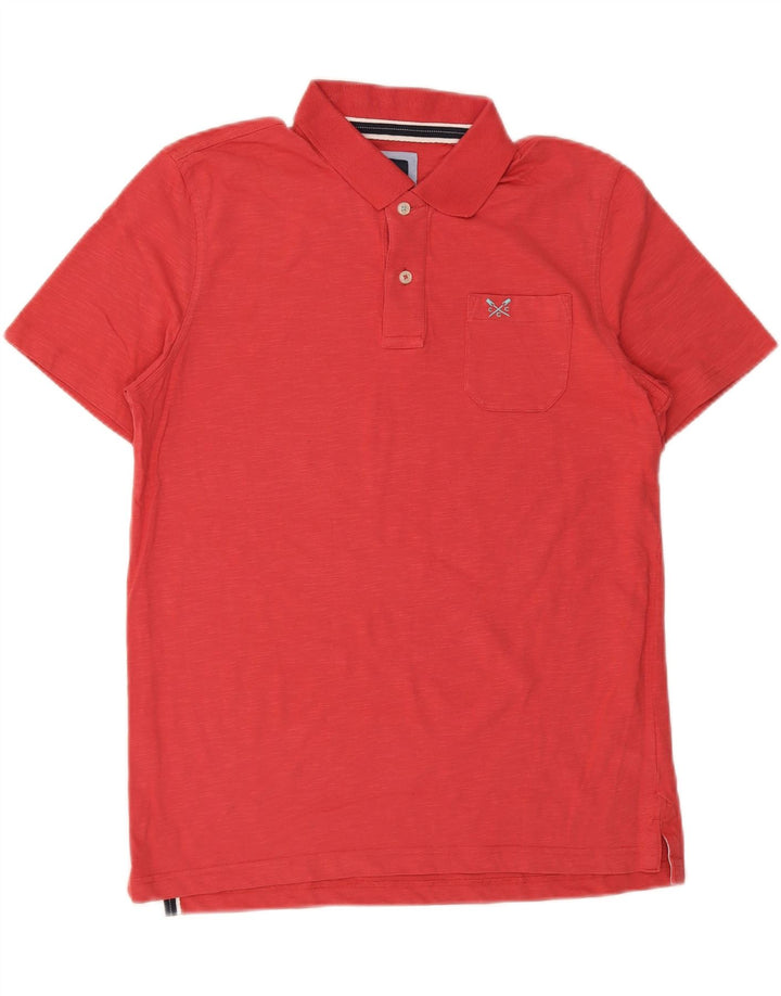 Ανδρικό μπλουζάκι πόλο Crew Clothing, μεσαίο κόκκινο βαμβακερό