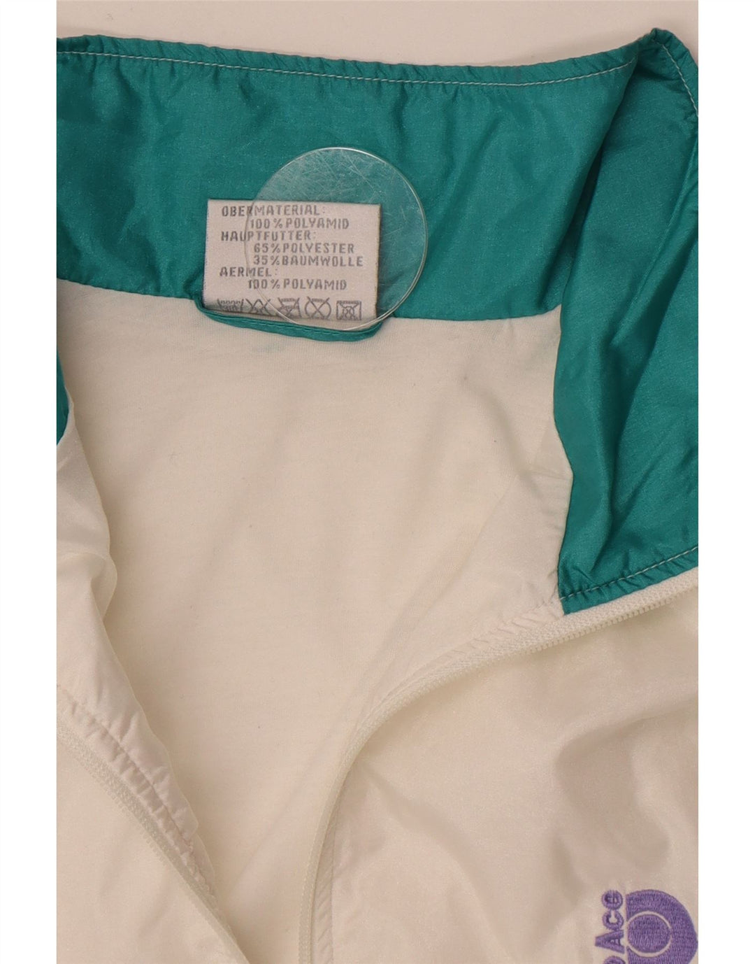 Ανδρική φόρμα Pro Ace Top Jacket Large Off White Colourblock Polyamide