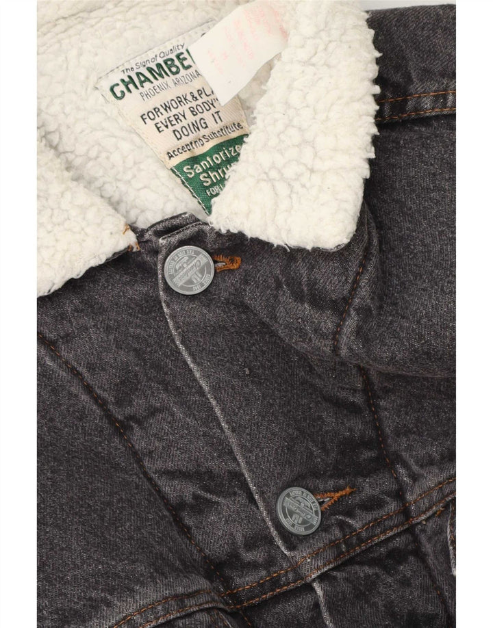 Ανδρικό τζιν μπουφάν Chambers Sherpa UK 38 Medium Grey Cotton