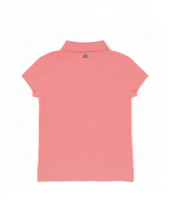 Tommy Hilfiger γυναικείο μπλουζάκι πόλο UK 18 XL Ροζ βαμβακερό