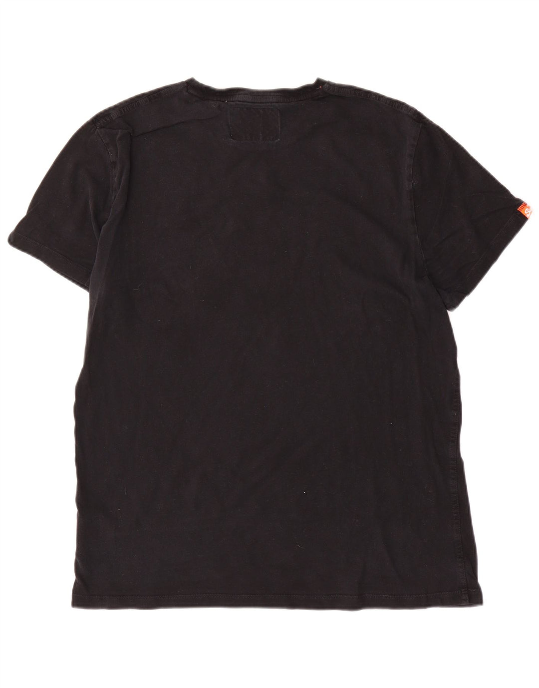 Superdry Ανδρικό T-Shirt Top XL Μαύρο βαμβακερό