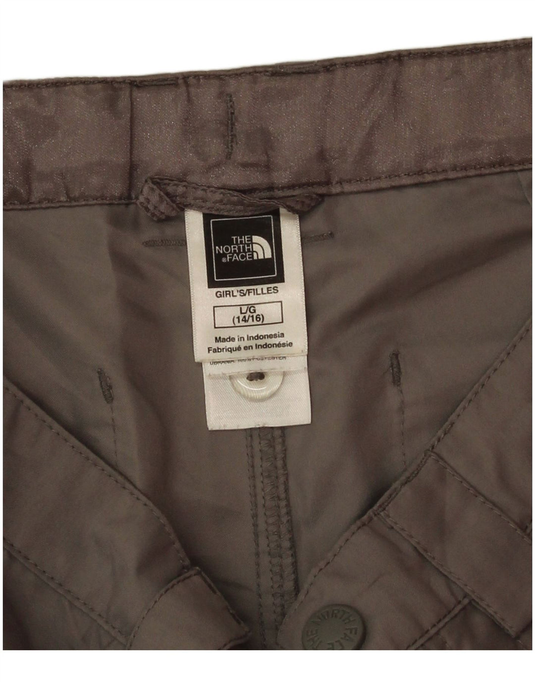 The North Face Girls Cargo σορτς 14-15 ετών μεγάλο W30 Γκρι πολυεστέρας