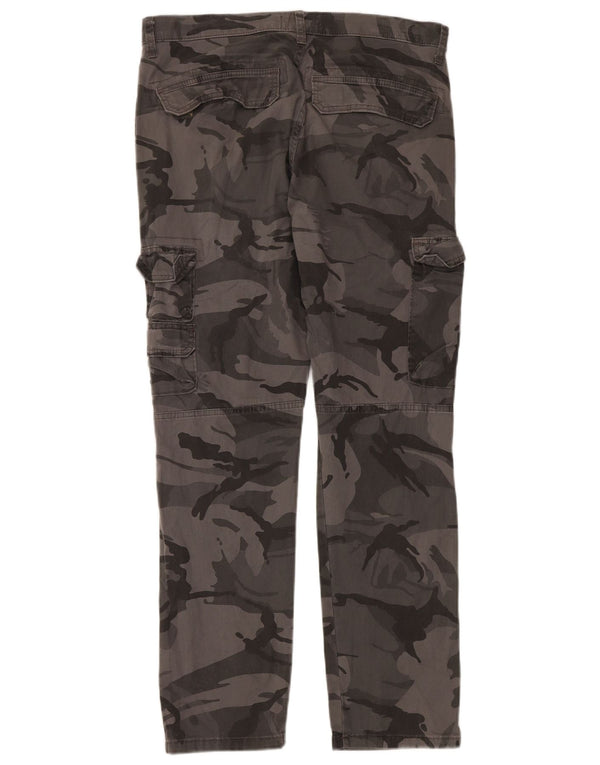 WRANGLER Ανδρικό κωνικό παντελόνι Cargo με κανονική εφαρμογή W33 L30 γκρι παραλλαγή