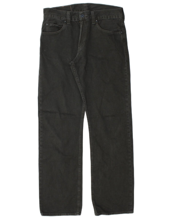 Levi's Mens 506 Straight Jeans W32 L32 Μαύρο βαμβακερό