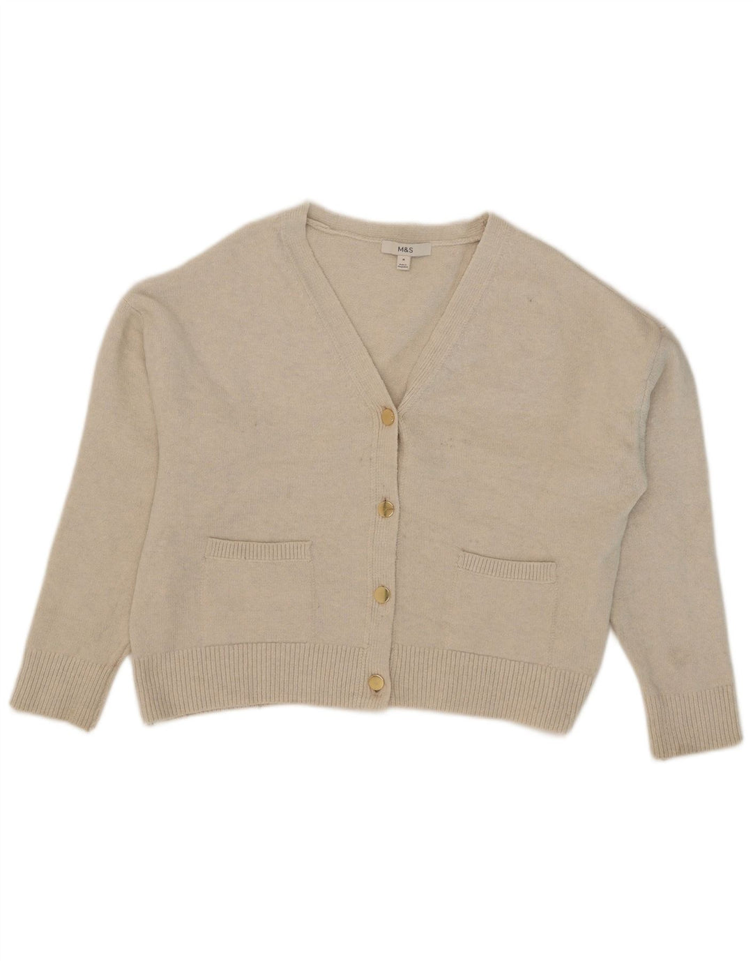 Marks & Spencer Γυναικεία ζακέτα υπερμεγέθη UK 14 Medium Beige