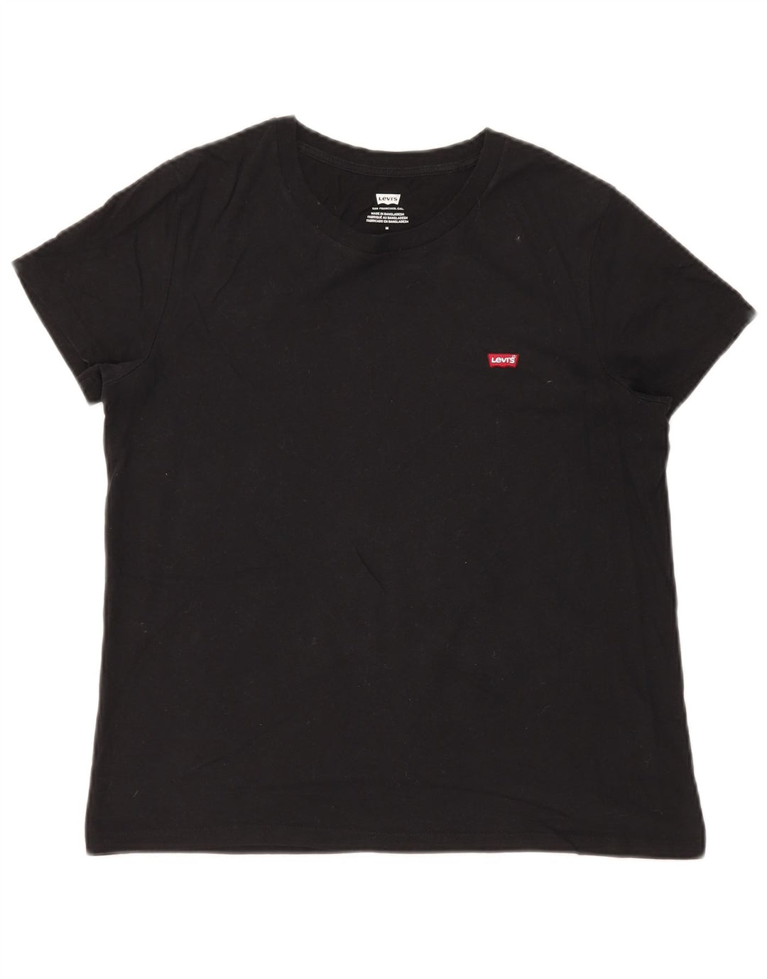 Γυναικείο T-Shirt LEVI'S Top UK 14 Medium Black