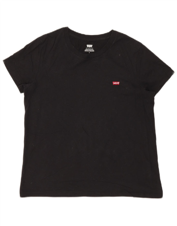 Γυναικείο T-Shirt LEVI'S Top UK 14 Medium Black
