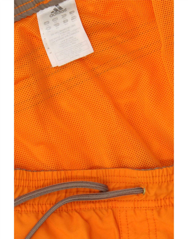 Ανδρικό γραφικό σορτς κολύμβησης Adidas 2XL πορτοκαλί πολυεστέρας