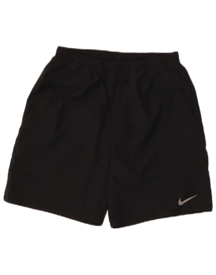 Ανδρικό αθλητικό σορτς Nike Dri Fit, μικρό μαύρο πολυεστέρα