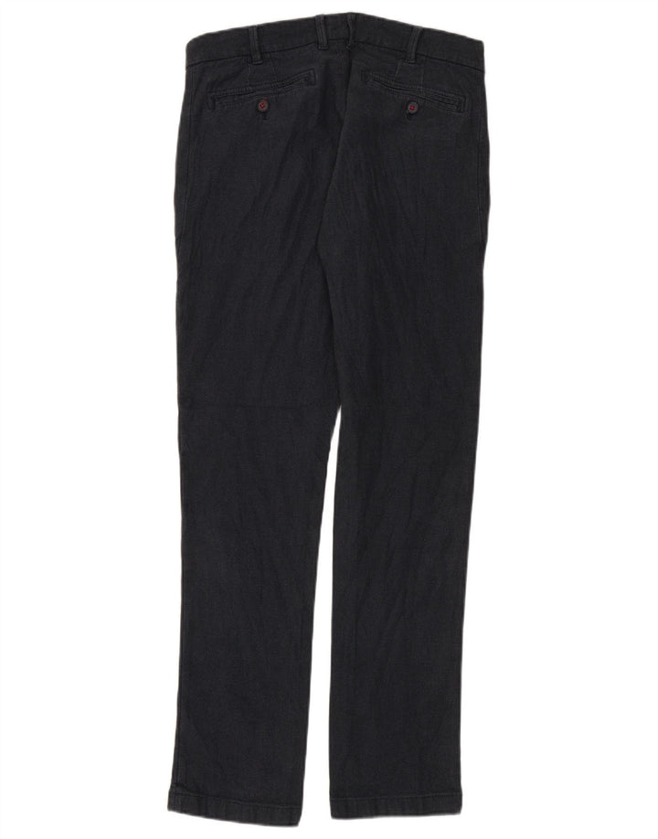 Ανδρικό παντελόνι Chino Dack's Slim IT 48 Medium W32 L32 Μαύρο βαμβακερό
