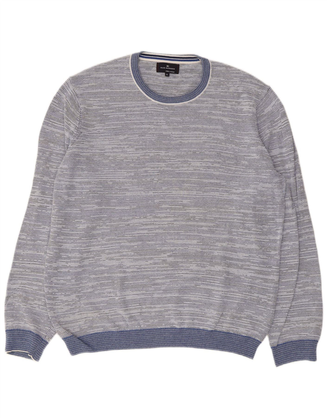 Ανδρικό πουλόβερ Marks & Spencer Blue Harbour Crew Neck Jumper XL Blue Flecked