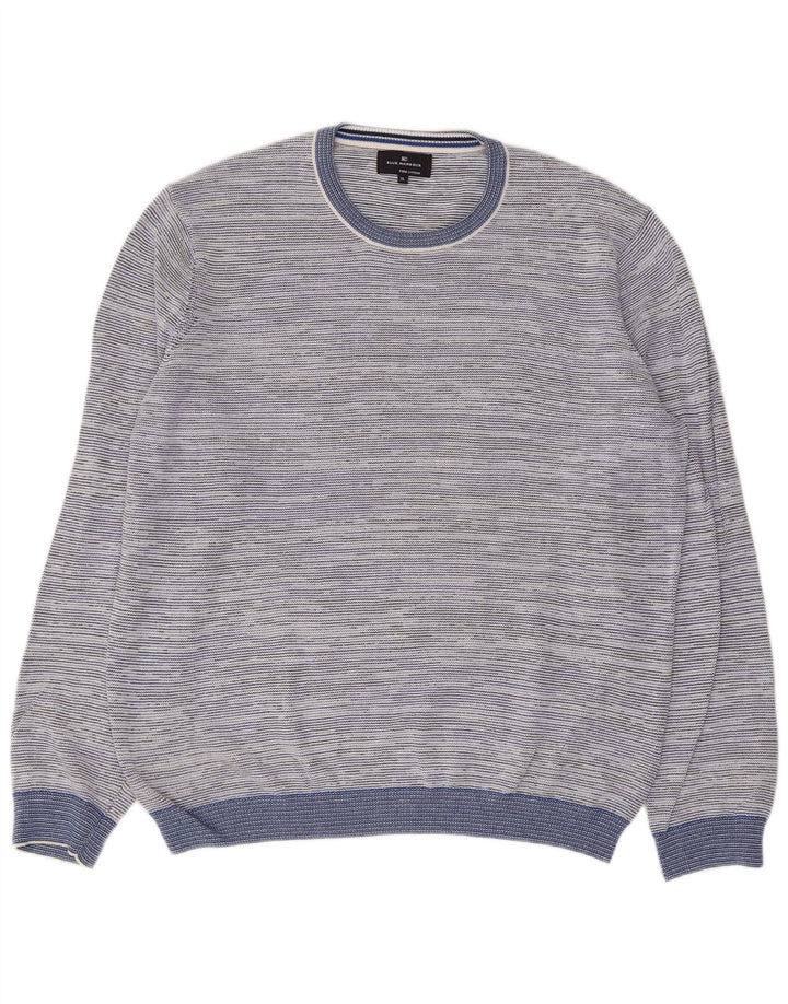Ανδρικό πουλόβερ Marks & Spencer Blue Harbour Crew Neck Jumper XL Blue Flecked