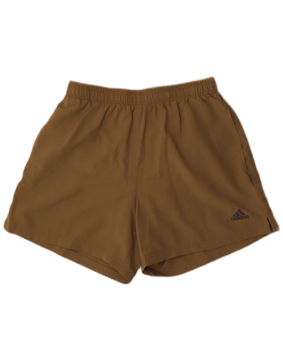Ανδρικό αθλητικό σορτς Adidas μεγάλο χακί πολυεστέρα