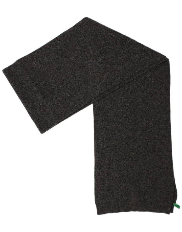 Ανδρικό ορθογώνιο κασκόλ Benetton One Size Grey Classic