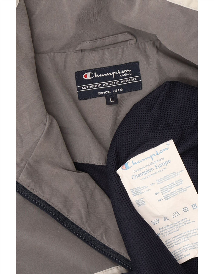 Ανδρική αθλητική φόρμα Champion Top Jacket Large Navy Blue Colorblock Polyester