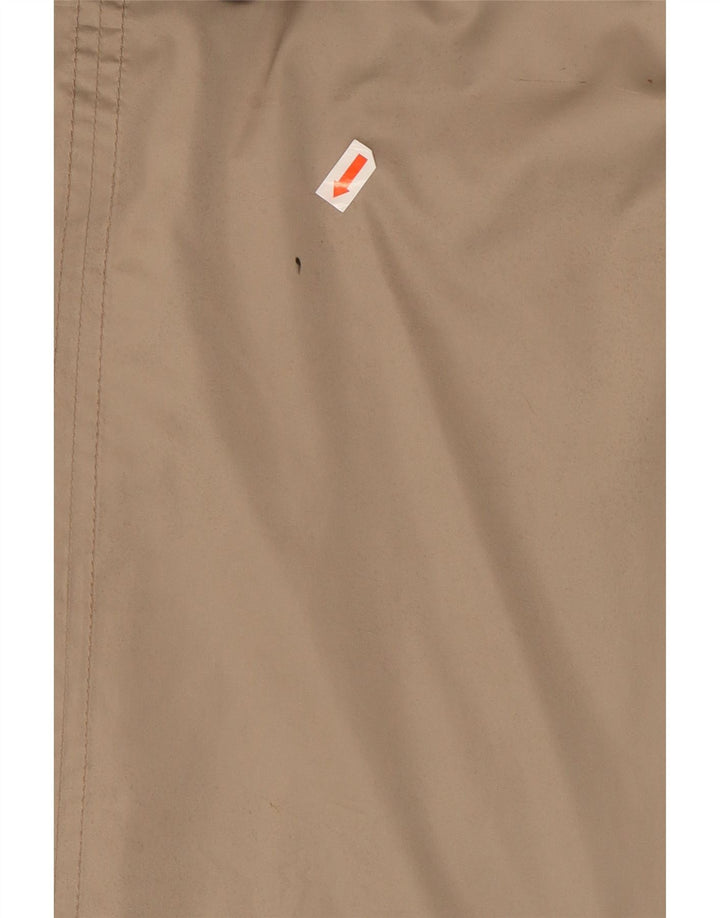 Geox Respira γυναικείο μπουφάν Parka με κουκούλα UK 10 Small Beige Polyester