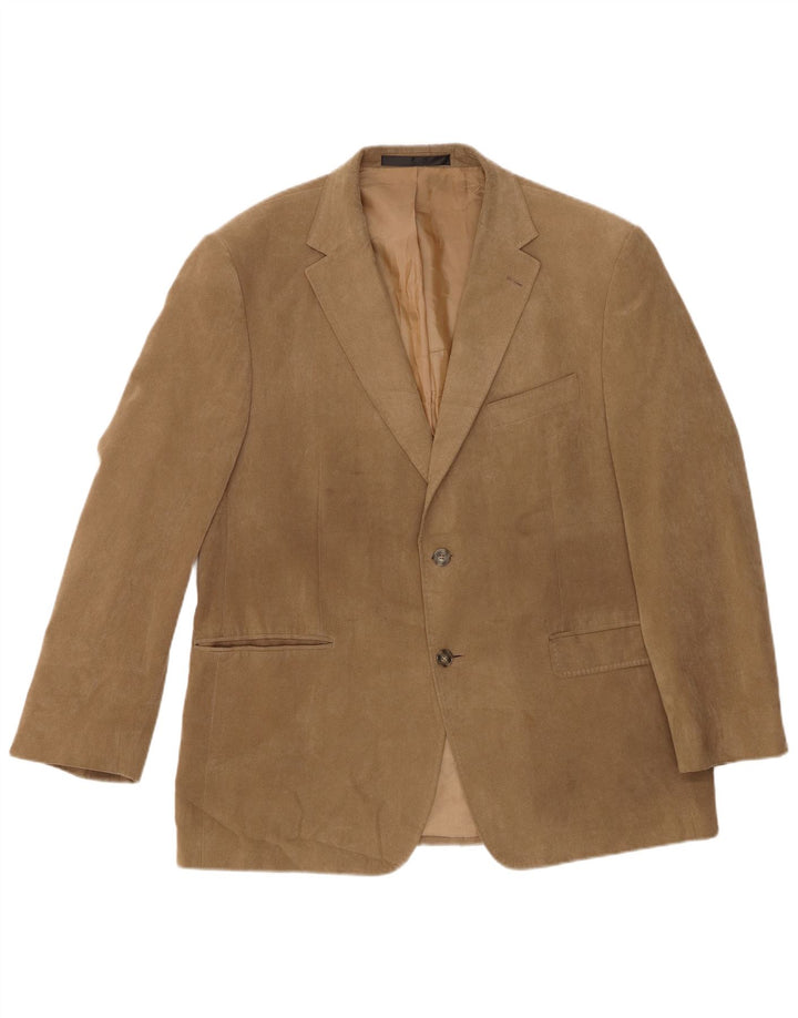Marks & Spencer Ανδρικό μπουφάν blazer UK 42 μεγάλο μπεζ πολυεστέρα