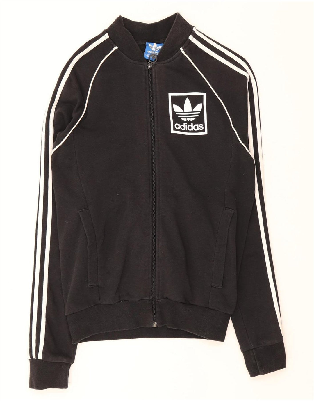Ανδρική φόρμα Adidas Top Jacket Μικρό μαύρο βαμβακερό