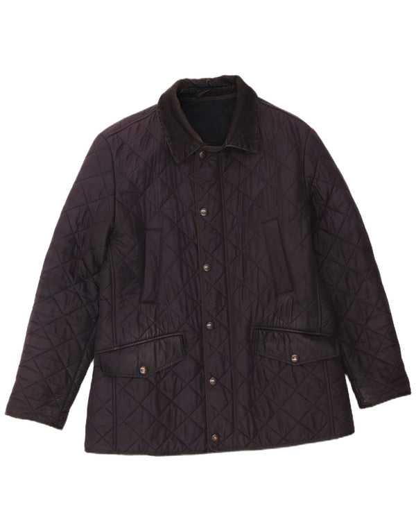 Ανδρικό καπιτονέ μπουφάν Barbour UK 38 Medium Navy Blue