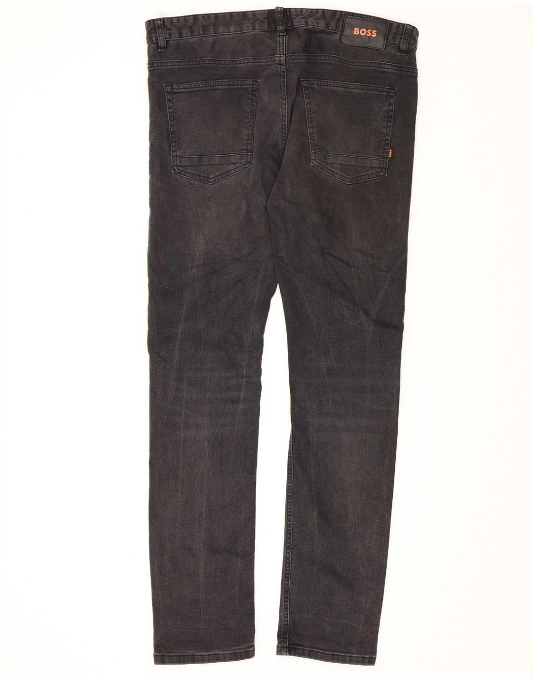 Ανδρικό τζιν Hugo Boss Slim W36 L34 Μαύρο βαμβακερό