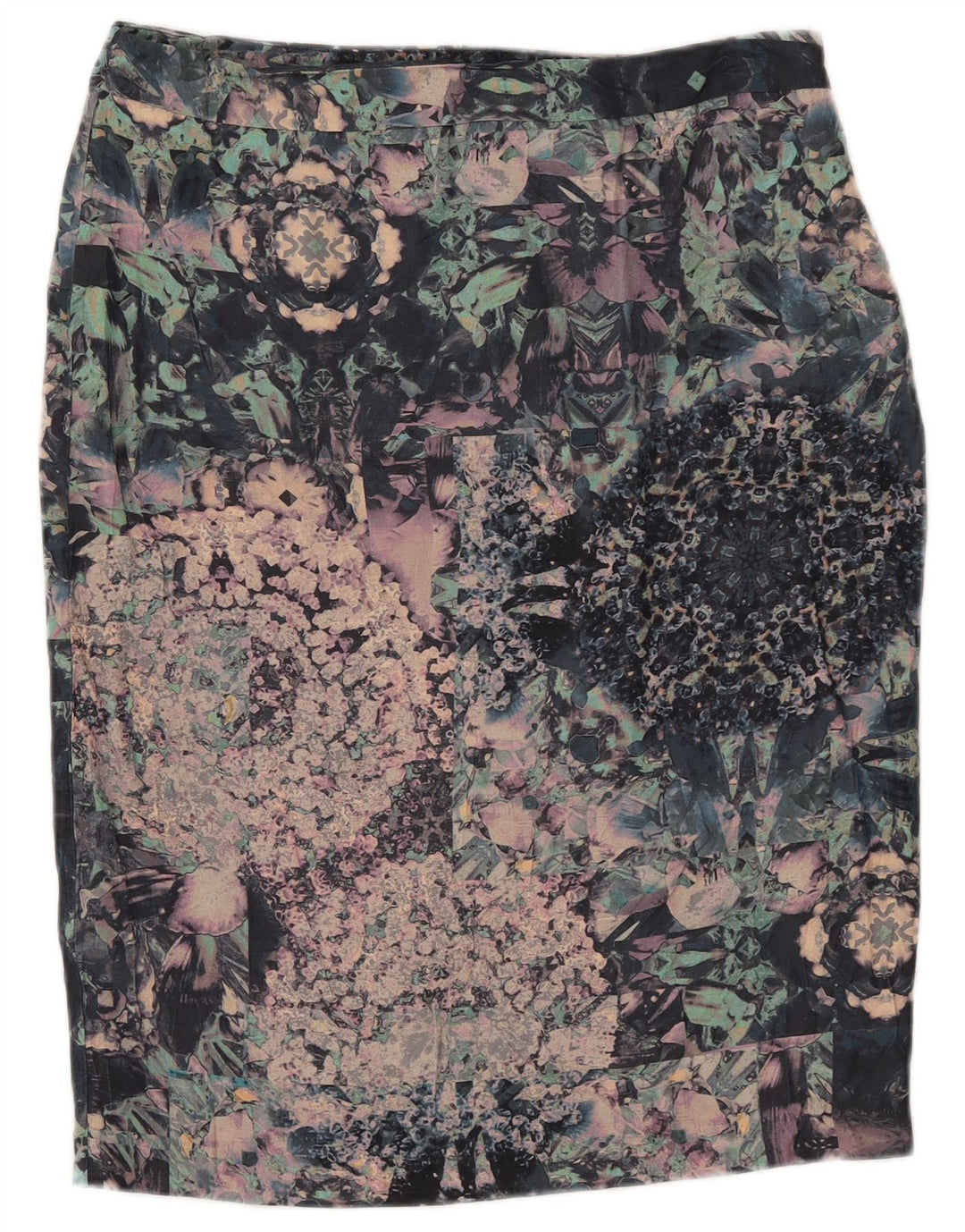 Marks & Spencer Γυναικεία Pencil Φούστα UK 12 Medium W30 Πολύχρωμη