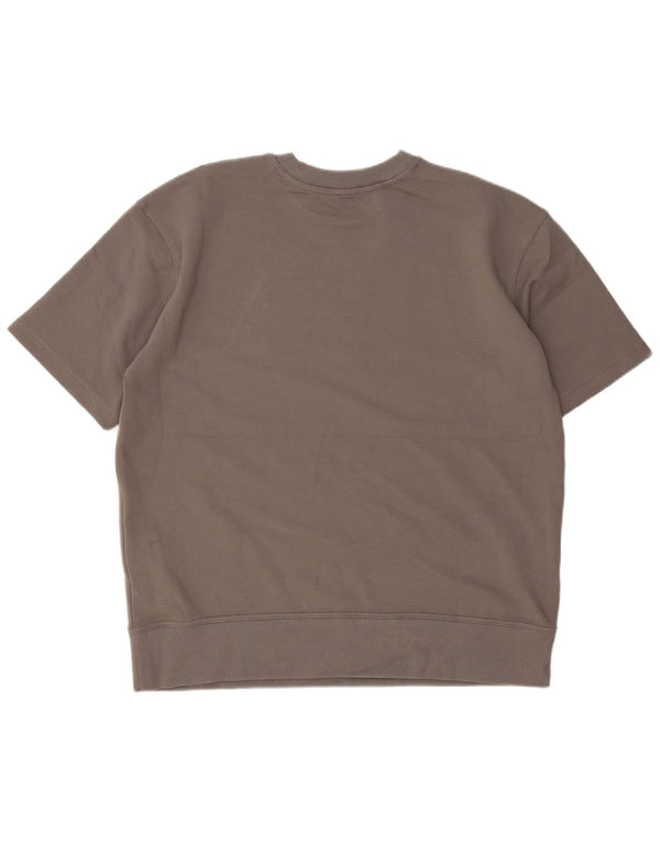 Zara Γυναικεία κοντομάνικη μπλούζα μεγάλου μεγέθους Jumper UK 14 Medium Grey