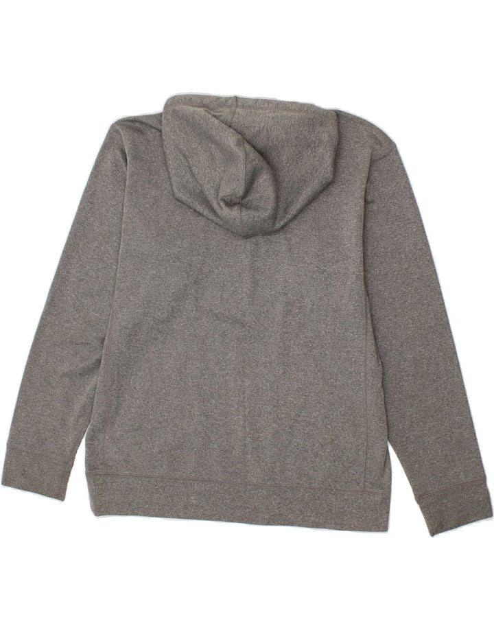 NIKE Mens Therma-Fit Graphic Hoodie Jumper Medium Grey Polyester Vintage Nike and Second-Hand Nike from Messina Hembry 