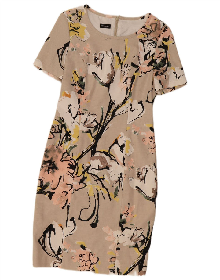 Gerry Weber Γυναικείο φόρεμα με θήκη UK 12 Medium Beige Floral