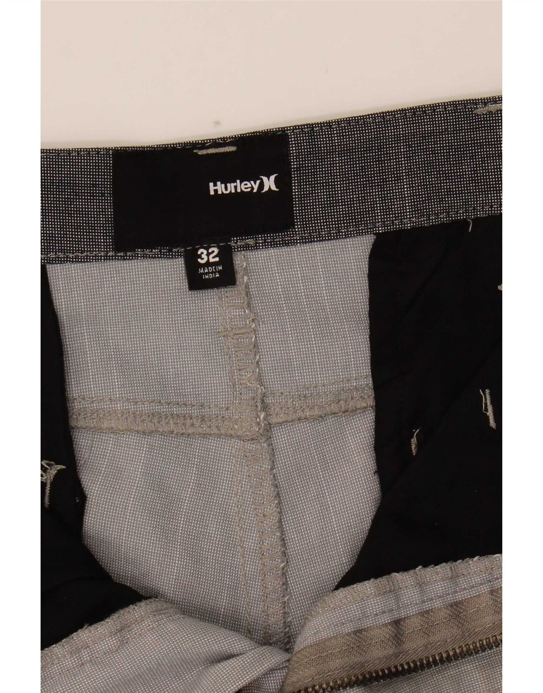 Ανδρικό σορτς Chino Hurley W32 Μεσαίο Γκρι Πολυεστέρας