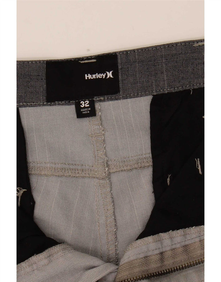 Ανδρικό σορτς Chino Hurley W32 Μεσαίο Γκρι Πολυεστέρας