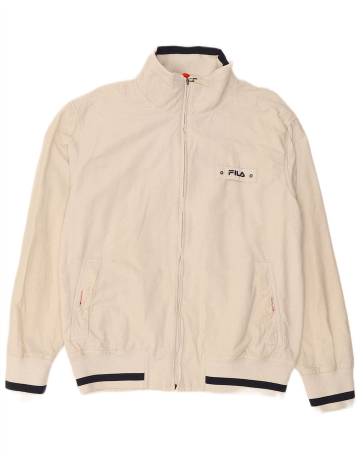Ανδρική φόρμα Fila Top Jacket Large White