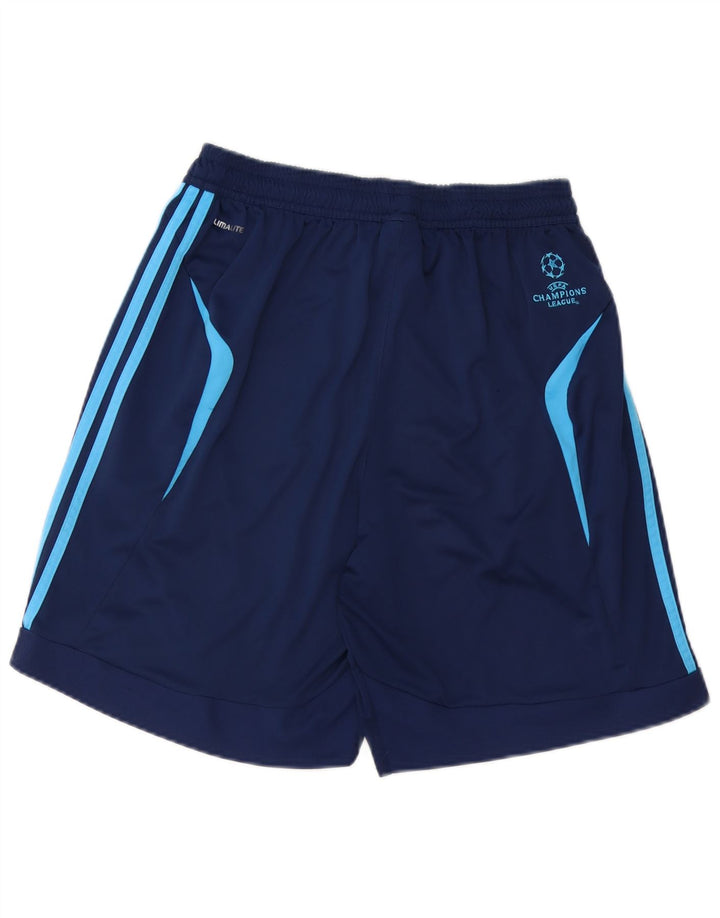 Ανδρικό αθλητικό σορτς Adidas Climalite μεγάλο μπλε ναυτικό πολυεστέρα