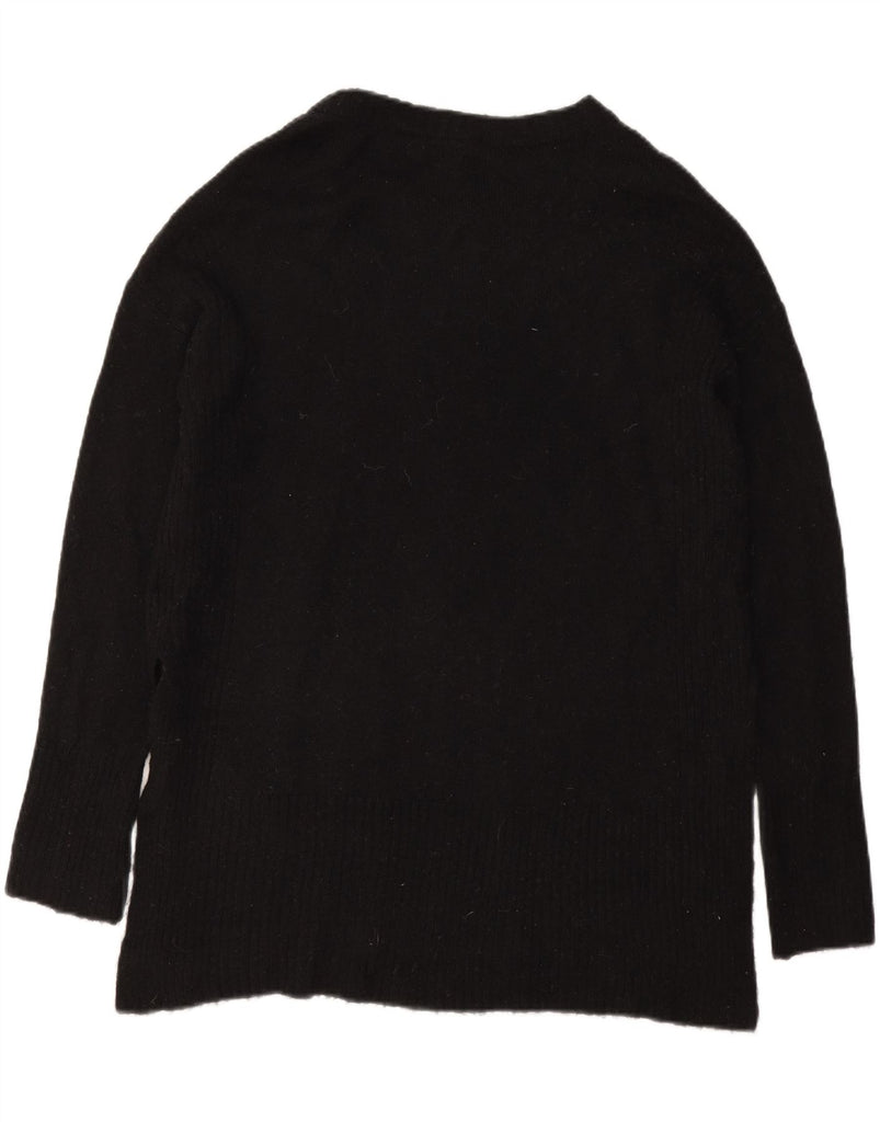 H&M Womens Boat Neck Jumper Sweater UK 14 Medium Black Acrylic Vintage H&M and Second-Hand H&M from Messina Hembry 