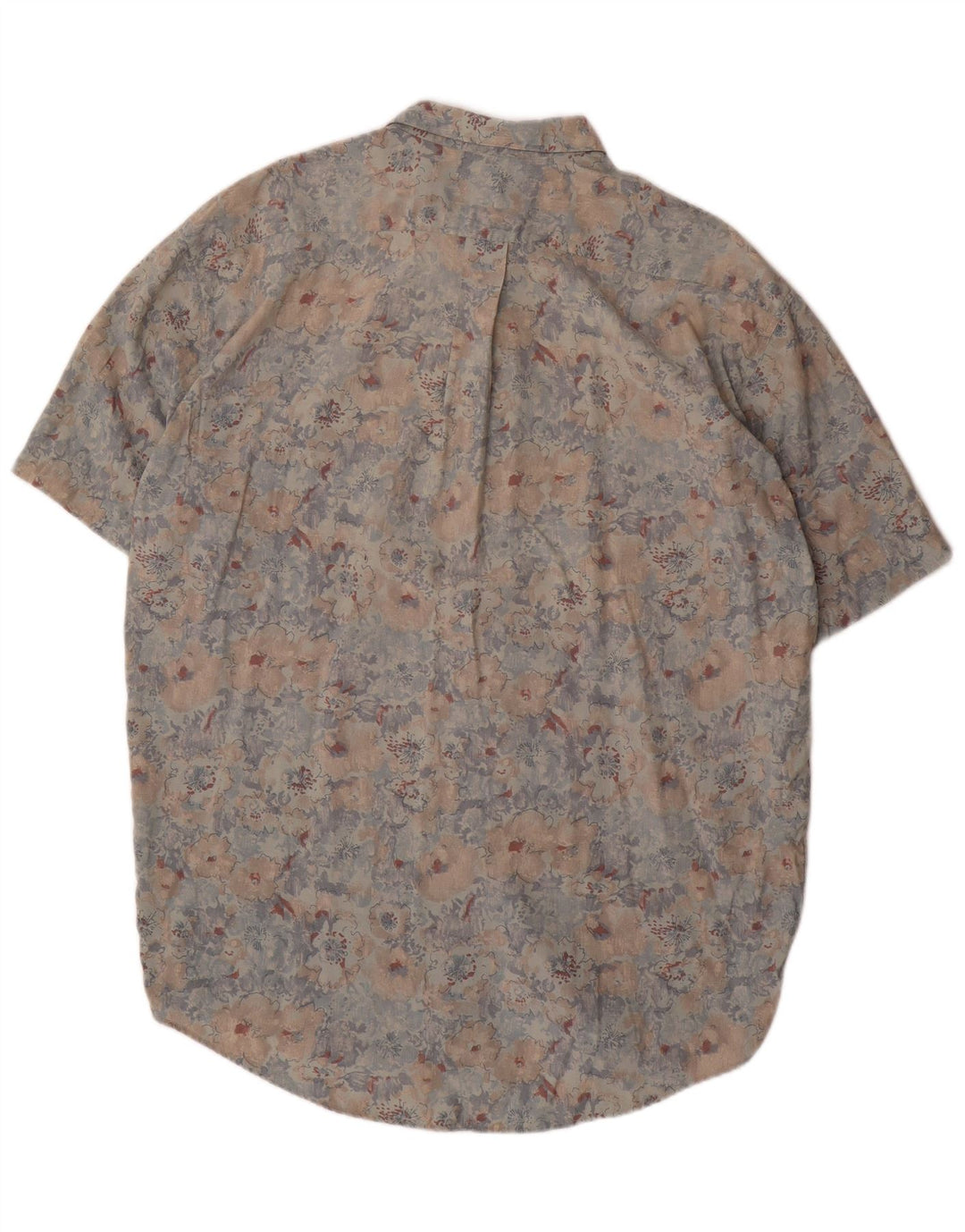 Ανδρικό κοντομάνικο πουκάμισο VINTAGE XL Πολύχρωμο Floral Rayon