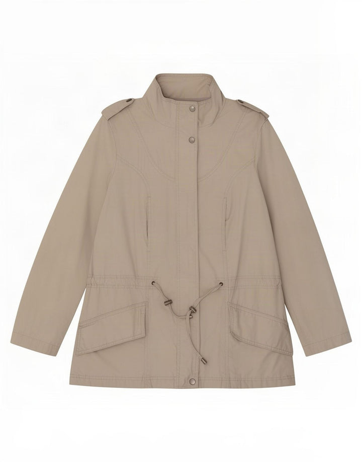 Zara Γυναικείο Military Jacket UK 12 Medium Beige