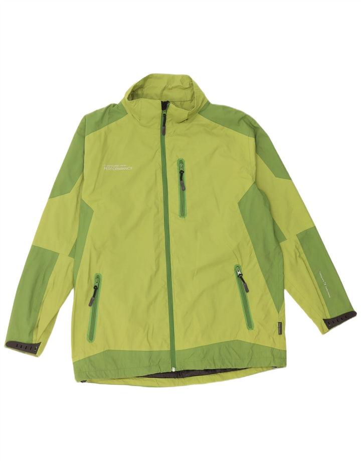 Ανδρικό μπουφάν βροχής Coast Guard UK 40 Large Green Colourblock Nylon