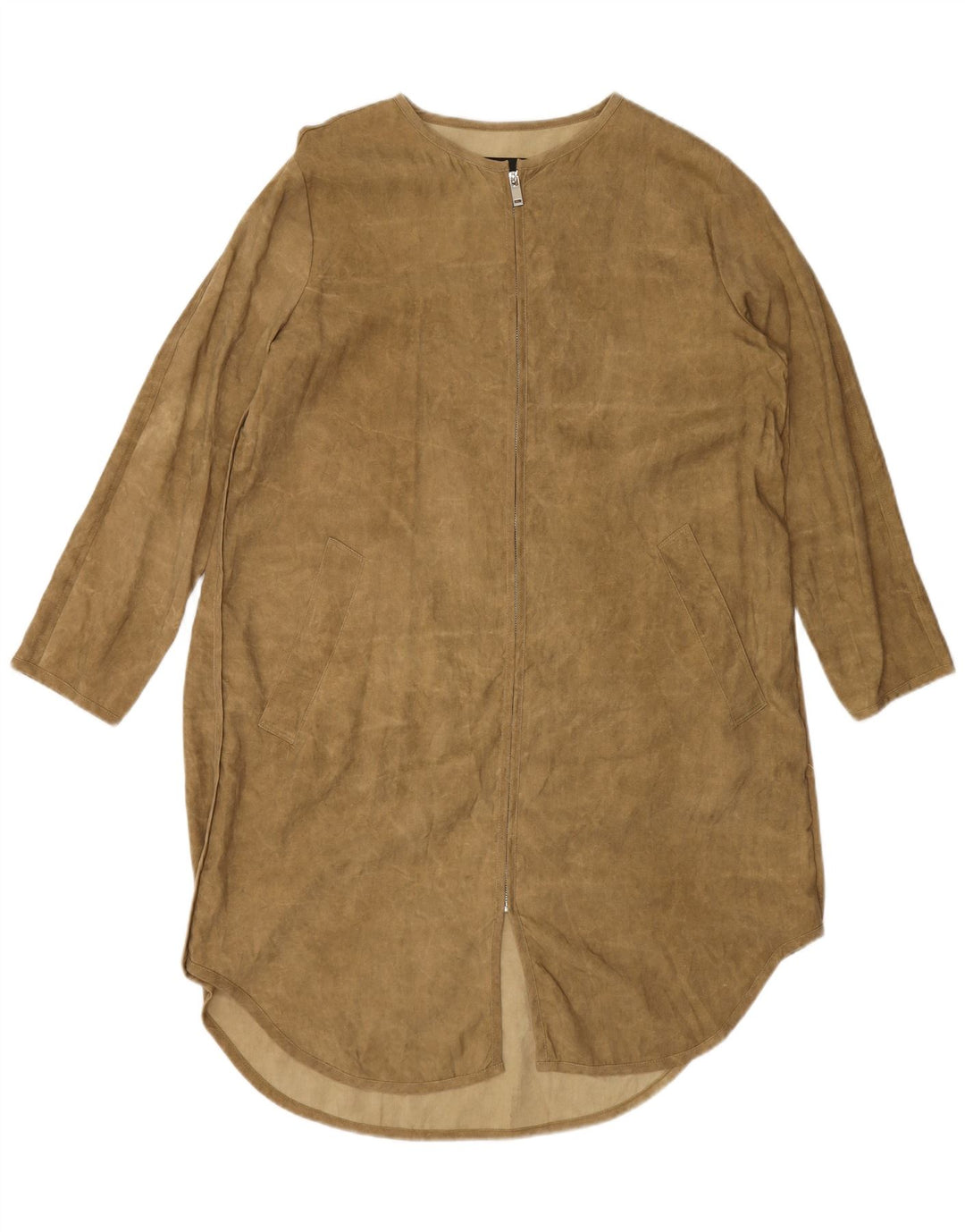 Γυναικείο φόρεμα ZARA UK 14 Medium Green Lyocell