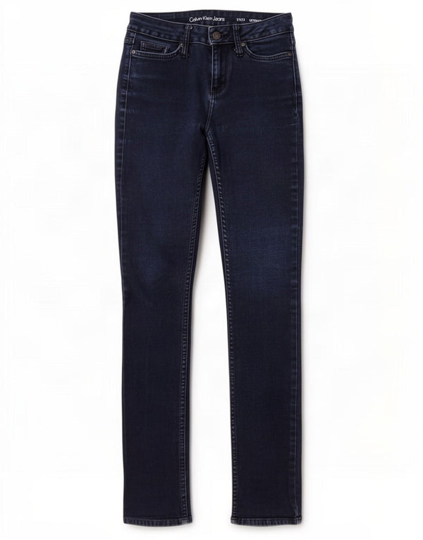 Calvin Klein Γυναικείο Ultimate Skinny Jeans US 2 XS W26 L32 Navy Blue Cotton