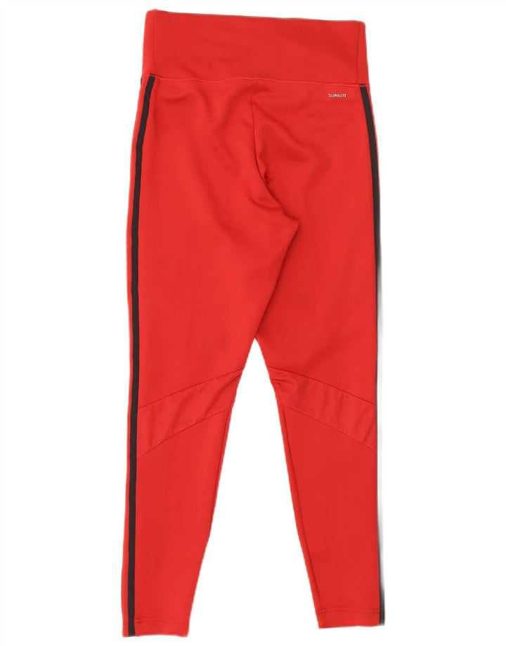 Adidas Γυναικεία κολάν Climalite UK 12/14 Μεσαίο μπορντό πολυεστέρας