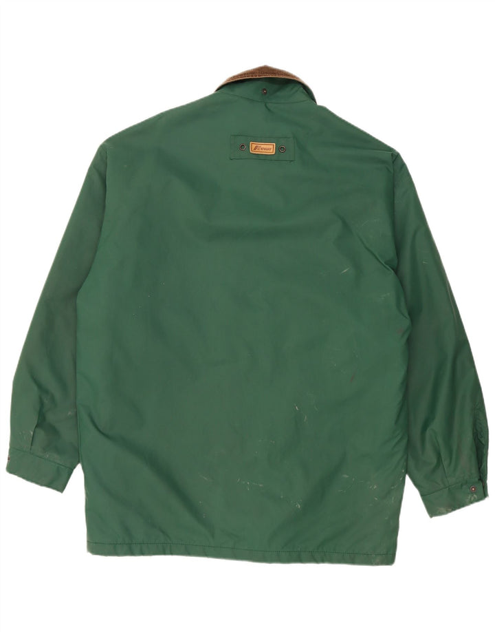 K-Way Ανδρικό μπουφάν βροχής Loose Fit UK 36 Small Green Polyamide