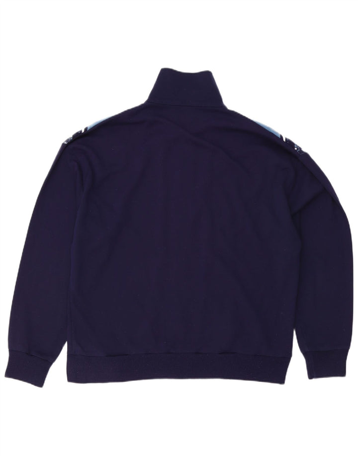 Vintage ανδρική αθλητική φόρμα Top Jacket Large Navy Blue Colourblock