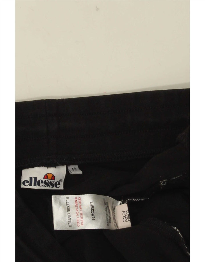 Ανδρική φόρμα Ellesse Παντελόνι Joggers Μεσαίο Μαύρο Βαμβακερό