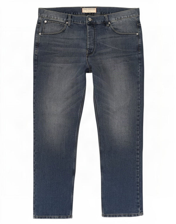 Ανδρικό τζιν ίσιο γαλλικό Connection W44 L34 Navy Blue Cotton