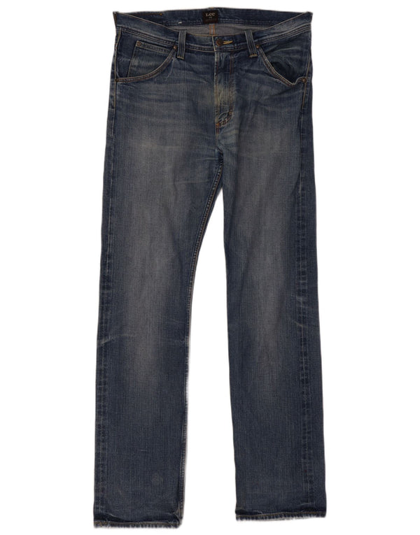 Lee Mens 101 Z Slim Jeans W34 L34 Blue Cotton