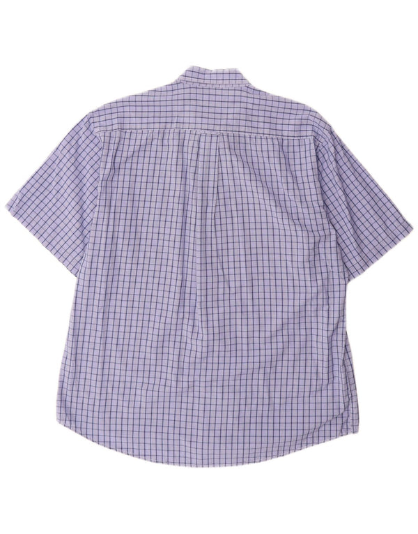 Ανδρικό κοντομάνικο πουκάμισο Nautica XL Blue Check Cotton