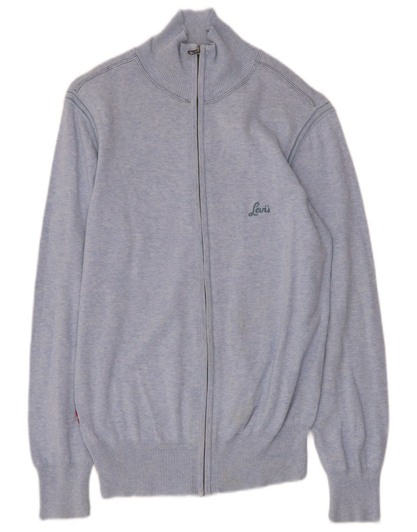 Γυναικεία ζακέτα LEVI'S UK 10 Small Blue Cotton