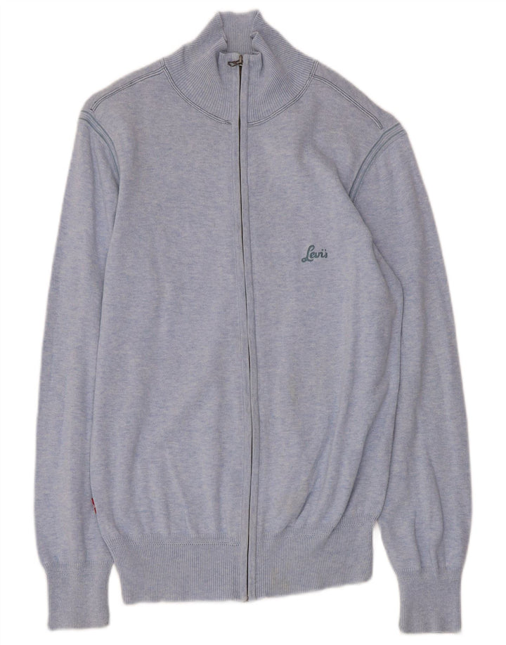 Γυναικεία ζακέτα LEVI'S UK 10 Small Blue Cotton